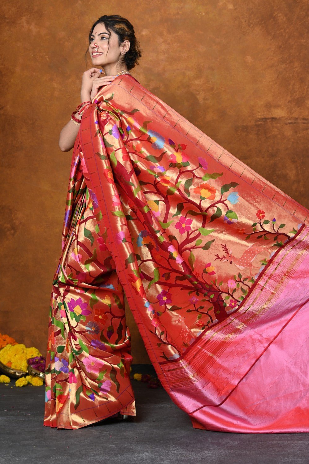 Silk Dupatta — Turquoise