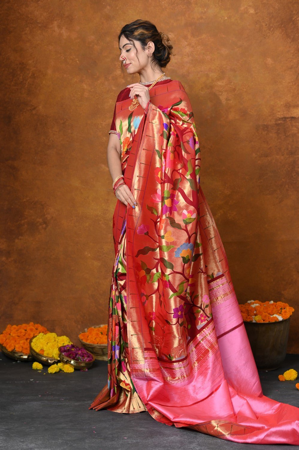 Silk Dupatta — Turquoise