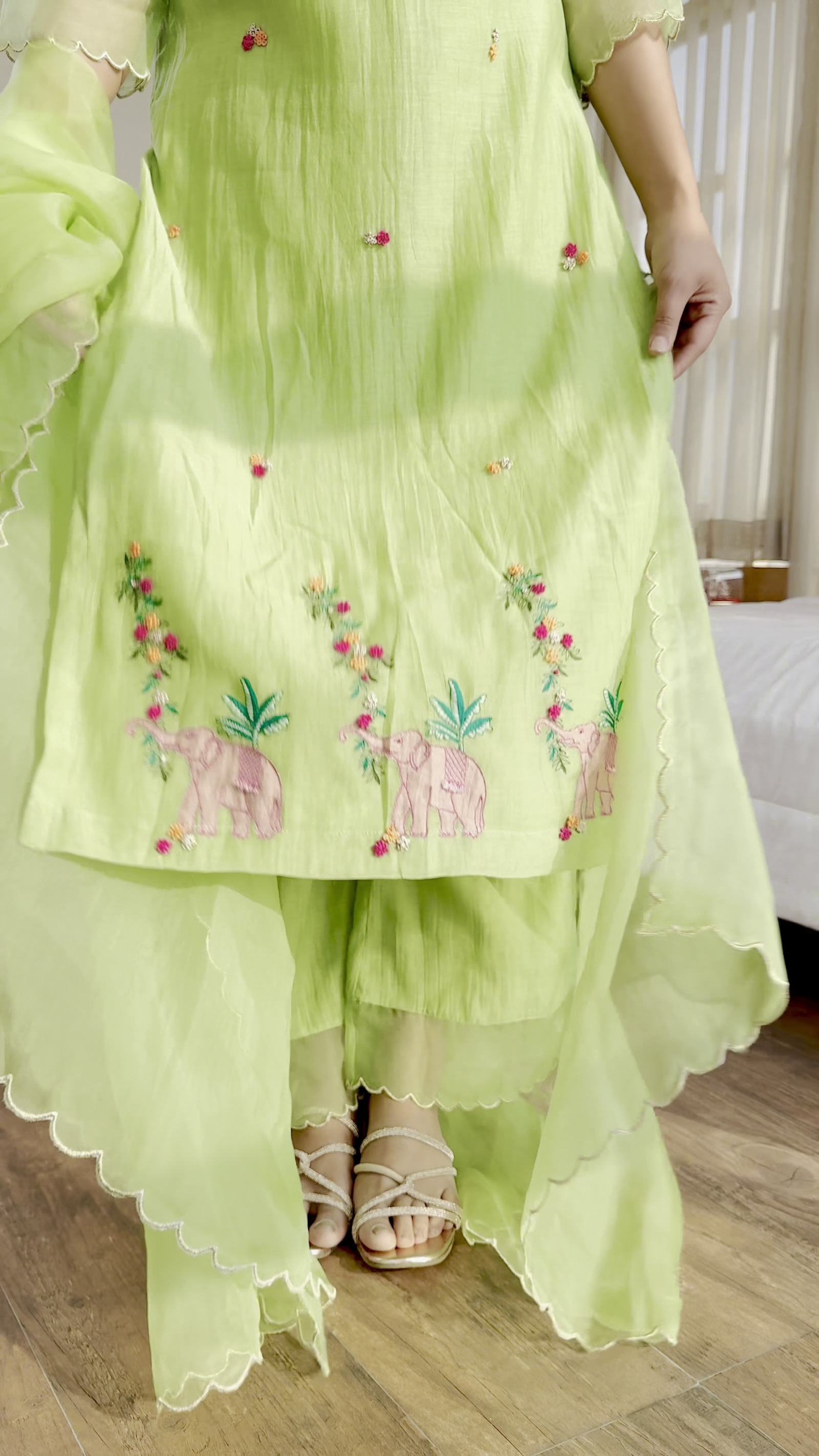 Sunny Yellow Floral Suit Set